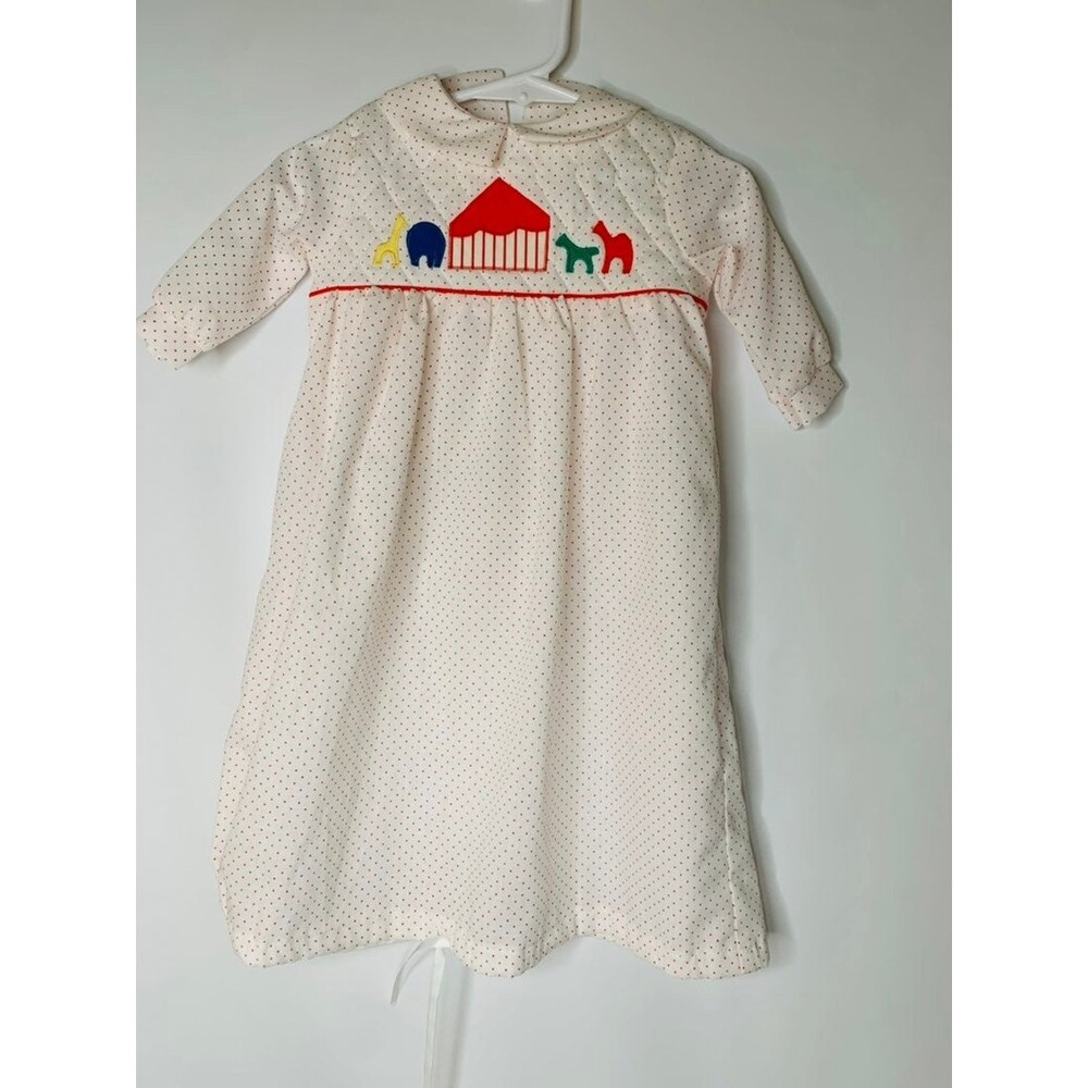 Vintage Lisa Jackson circus dress 12-18 lbs